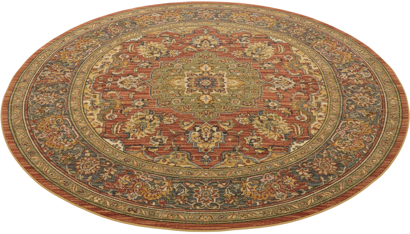 round rug png PNG transparent background