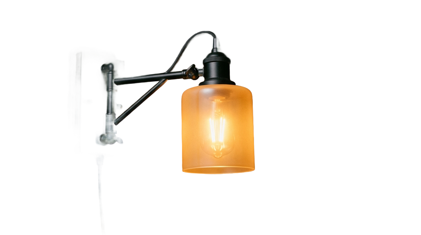 wall lamp light png PNG transparent background