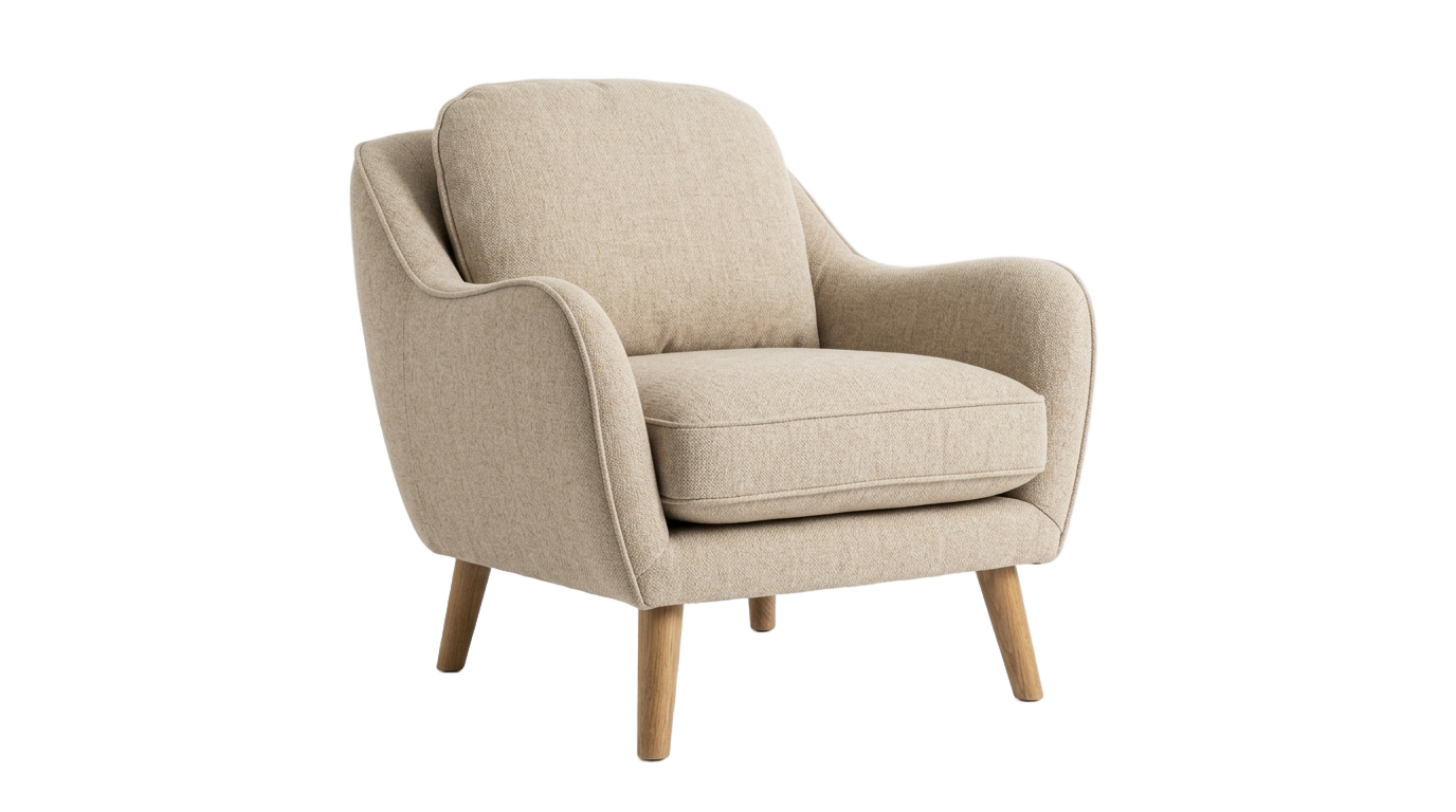 single seater sofa png PNG transparent background