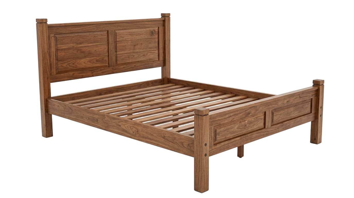 wooden bed png PNG transparent background