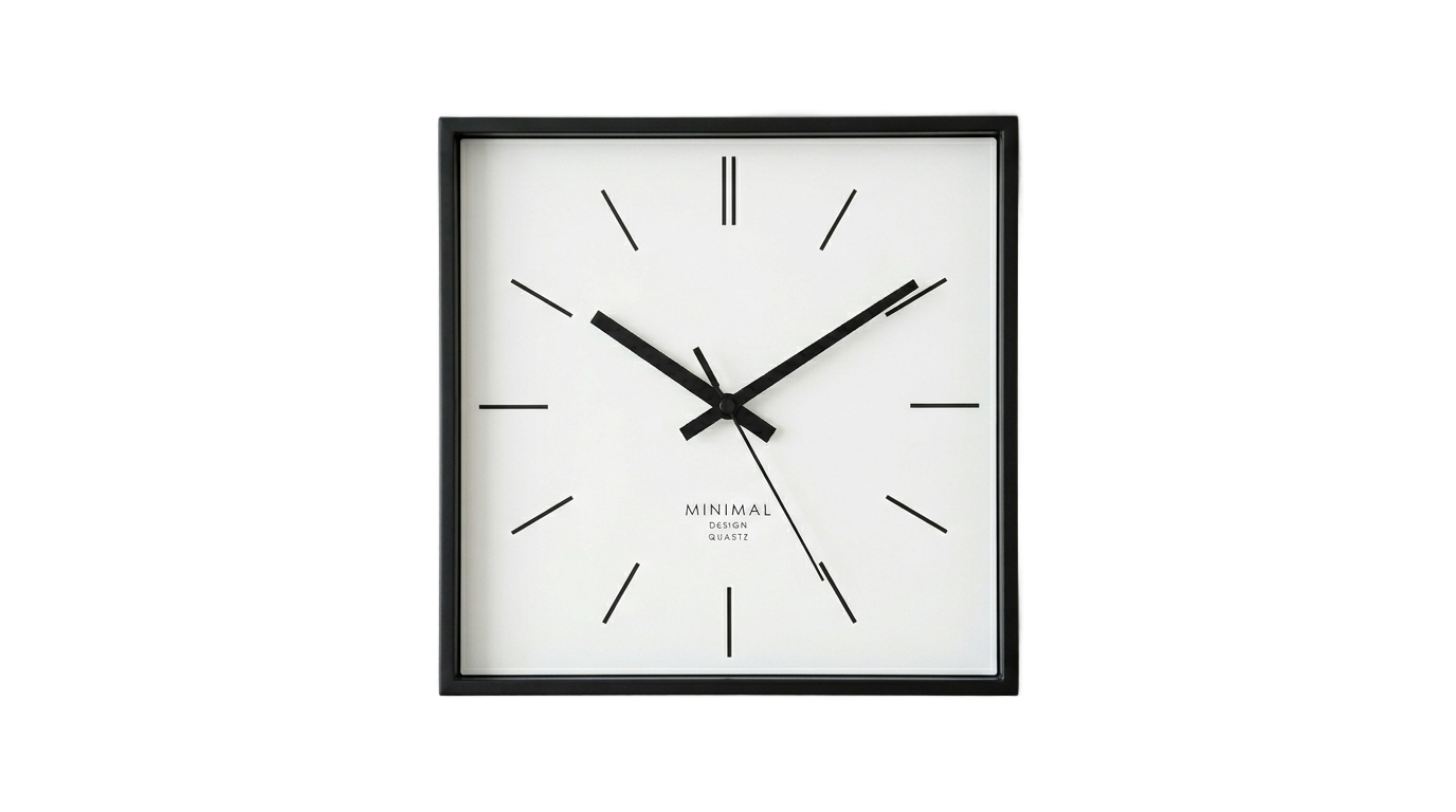 square clock png PNG transparent background