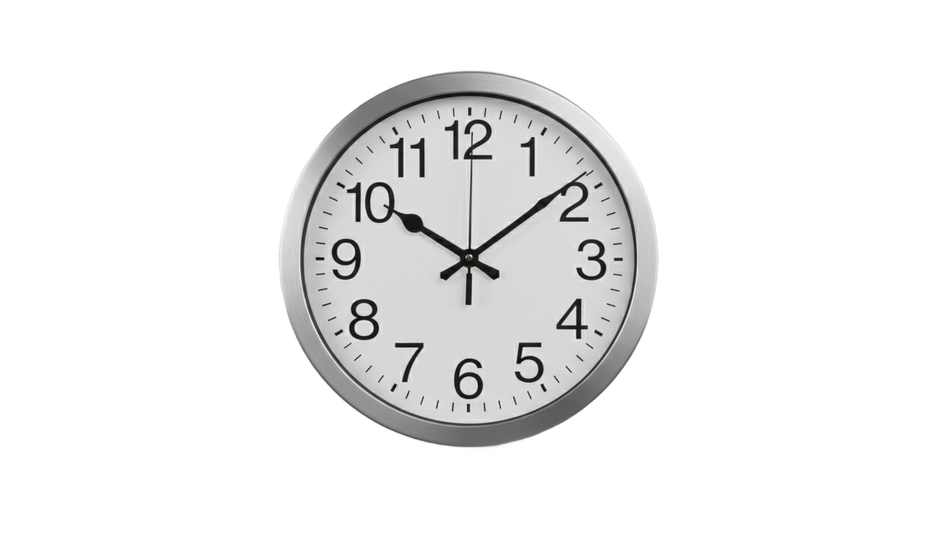 black and white clock png PNG transparent background