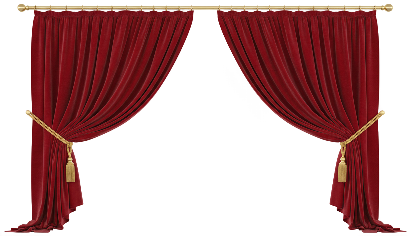 stage curtain png PNG transparent background