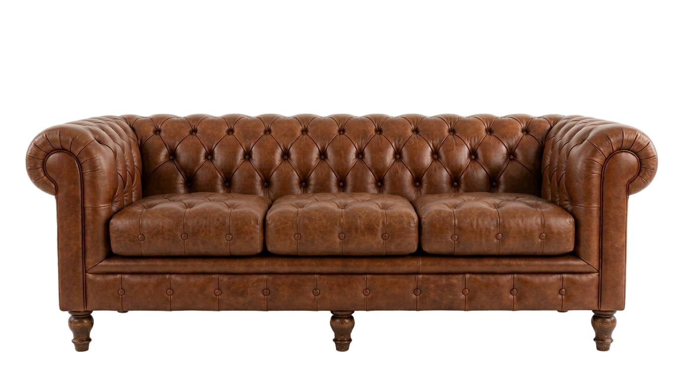 brown sofa png PNG transparent background
