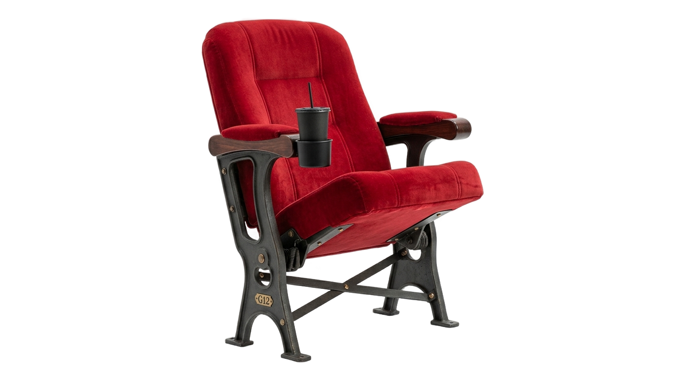cinema chair png PNG transparent background