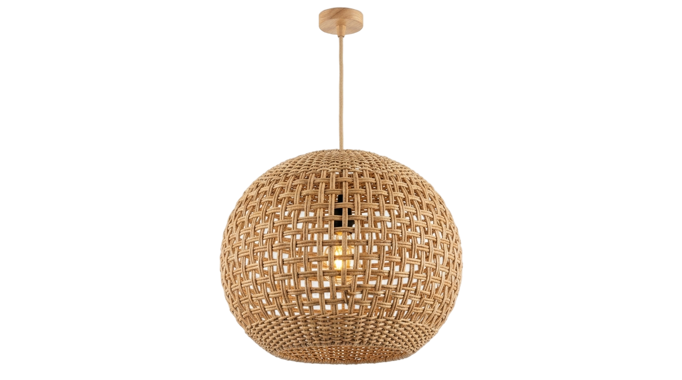 rattan lamp png PNG transparent background