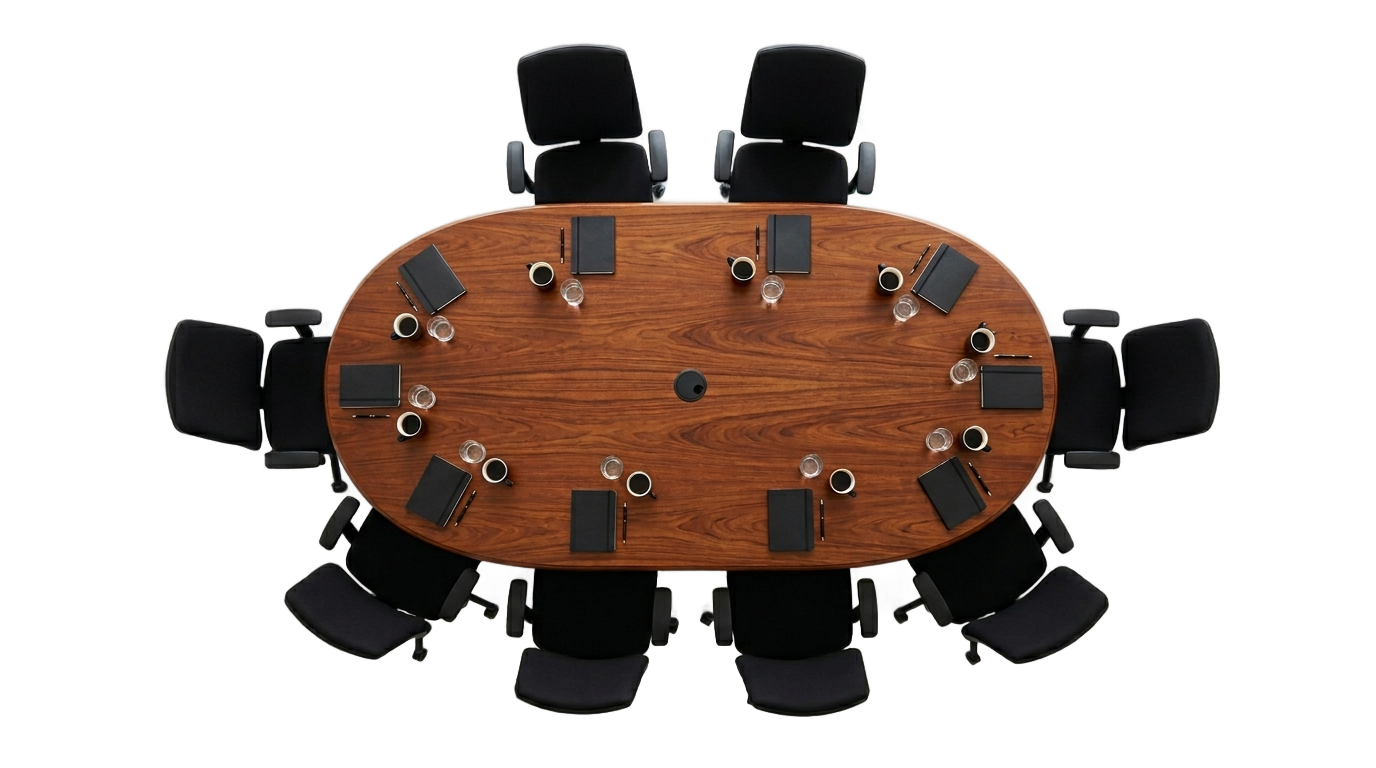 conference table top view png PNG transparent background