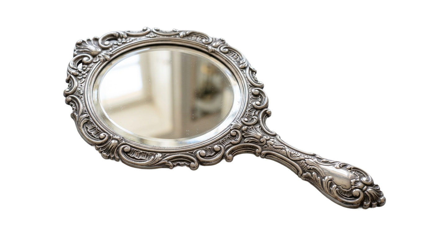 silver mirror png PNG transparent background