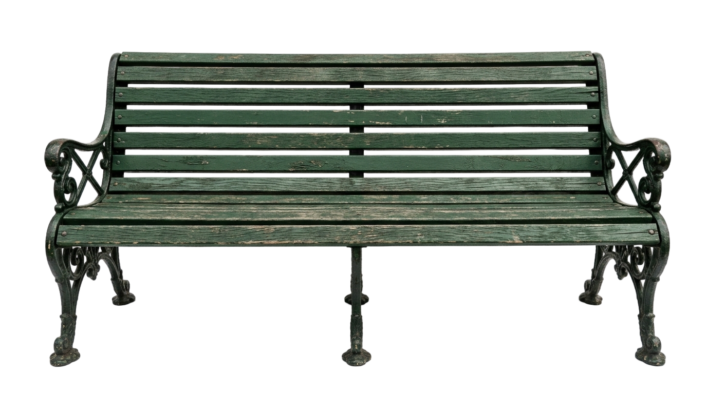 park chair png PNG transparent background