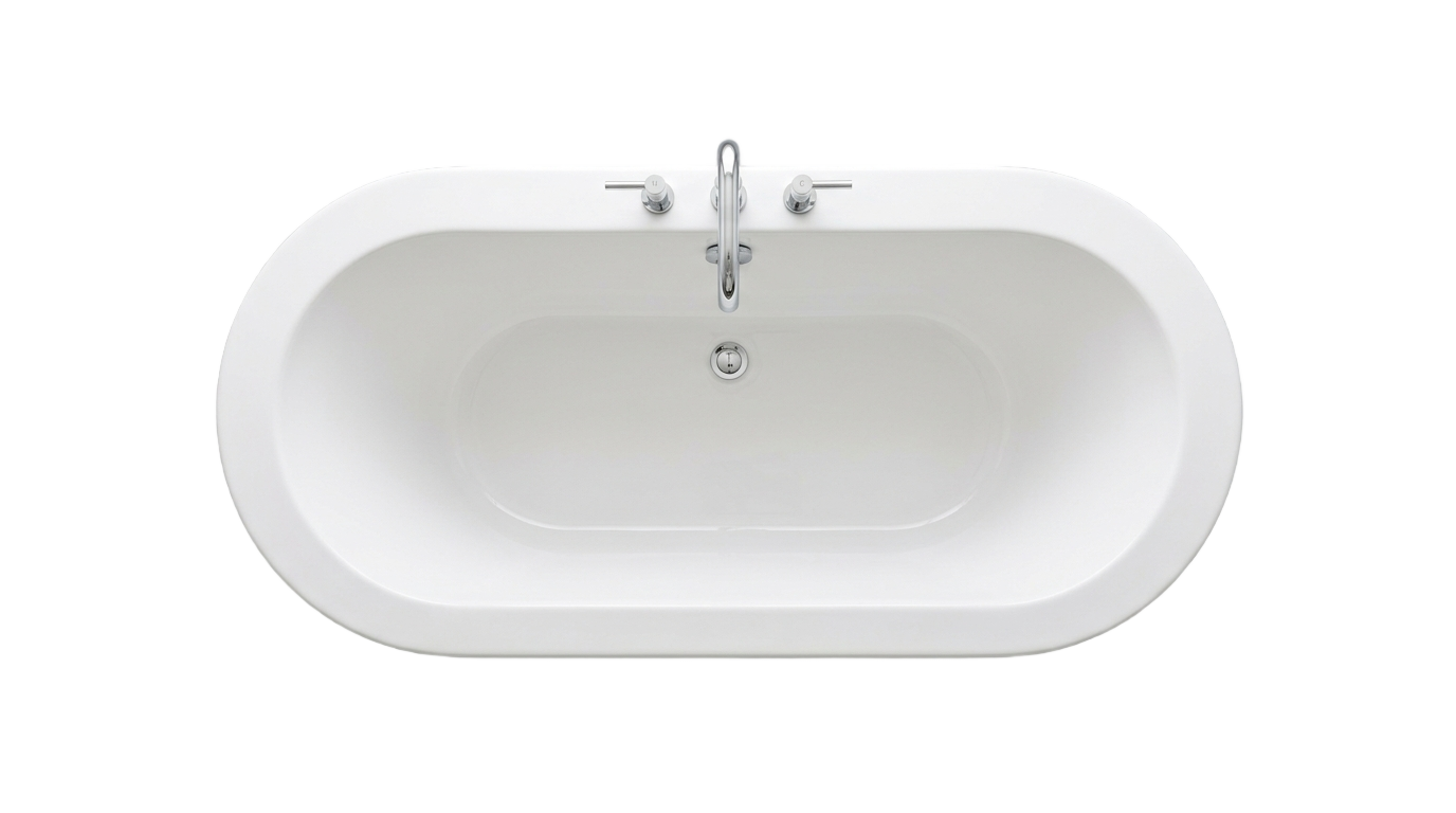bathtub top view png PNG transparent background