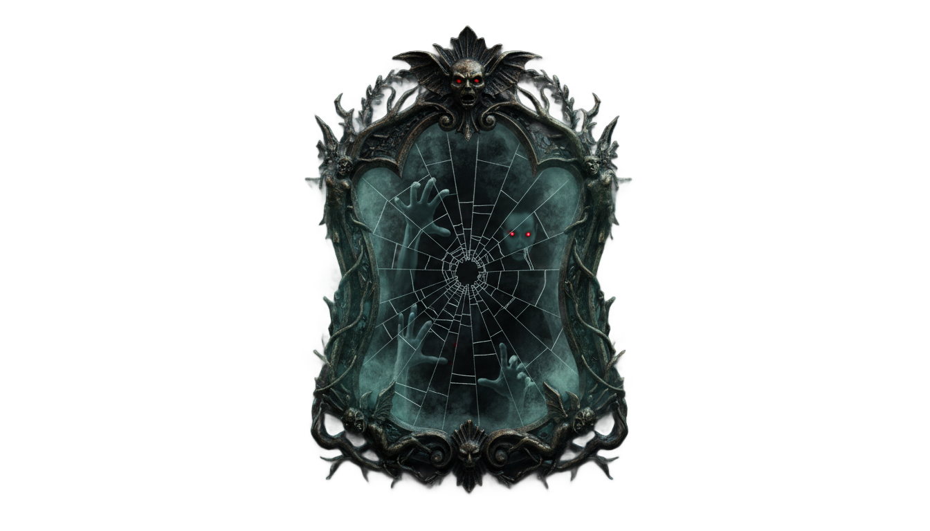 horror mirror png PNG transparent background