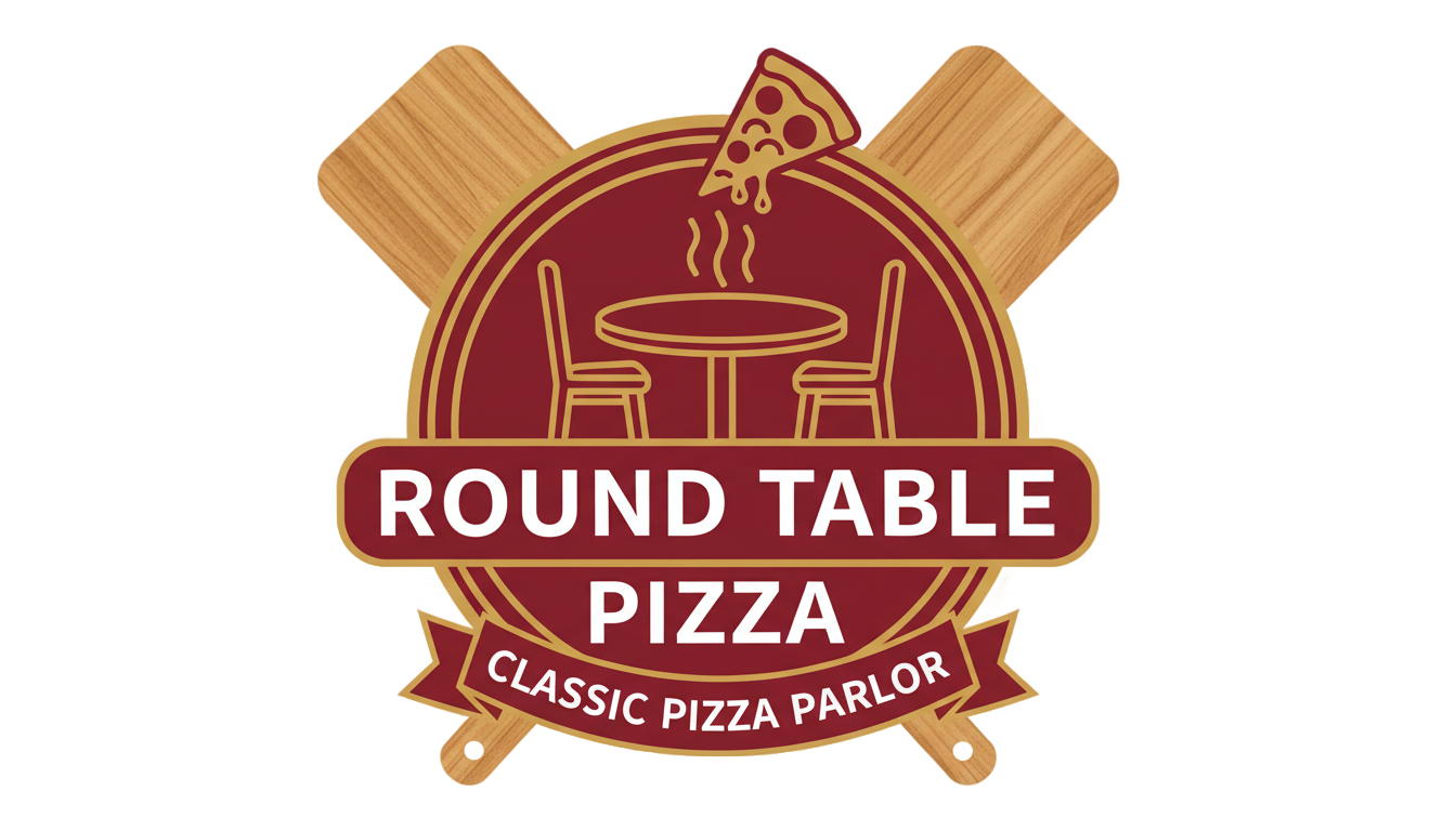 round table pizza logo png PNG transparent background