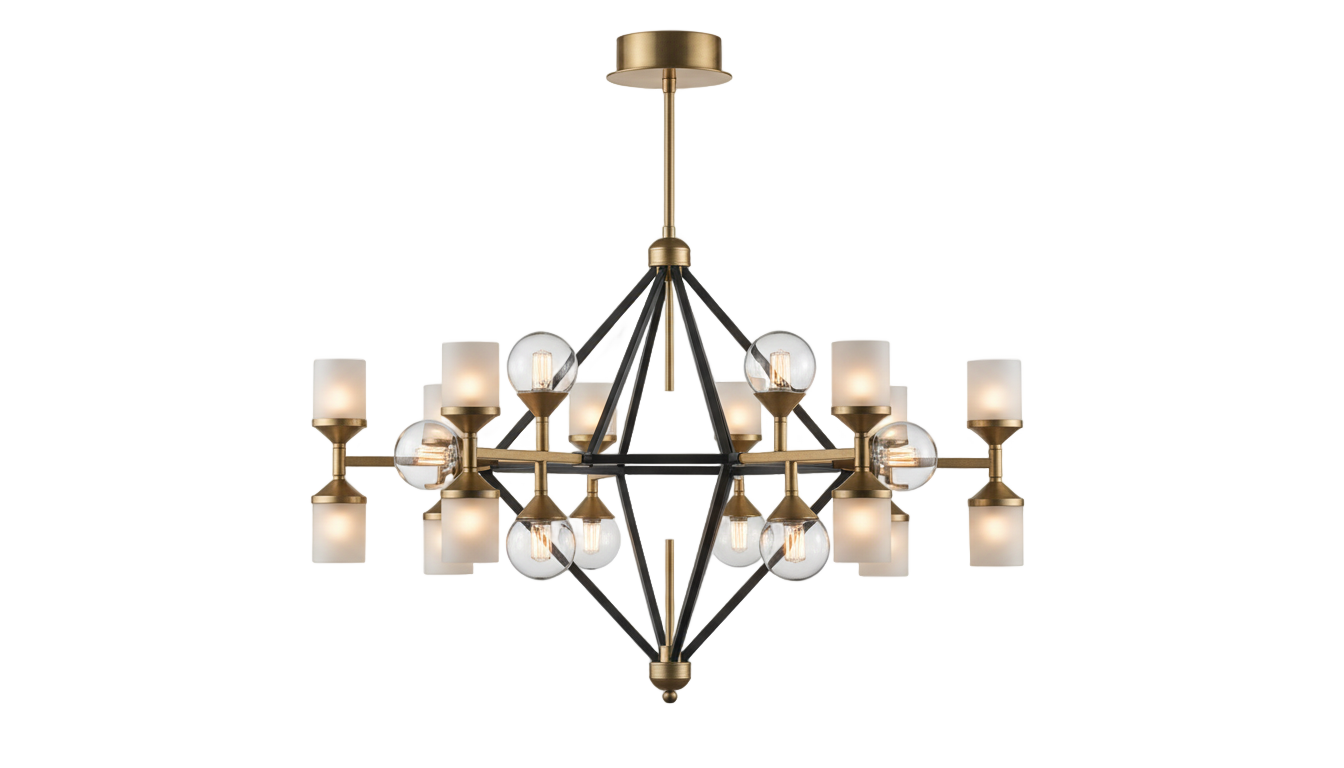 modern chandelier png PNG transparent background