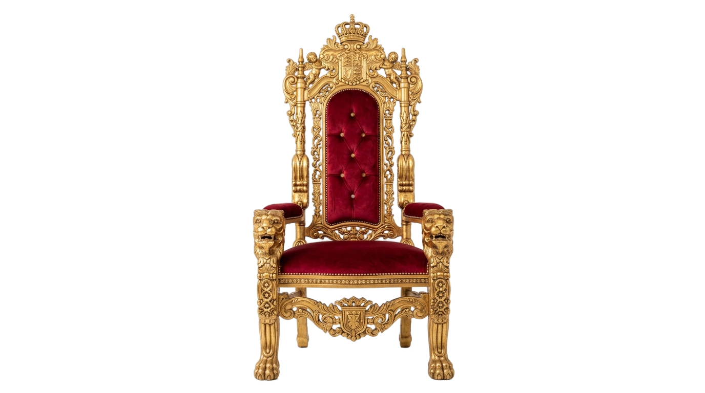 queen chair png PNG transparent background