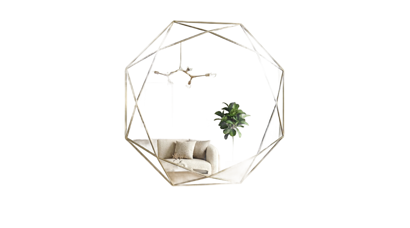 modern mirror png PNG transparent background