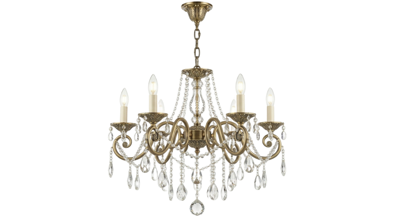 simple chandelier png PNG transparent background