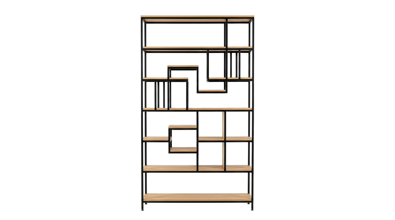 modern bookshelf png PNG transparent background