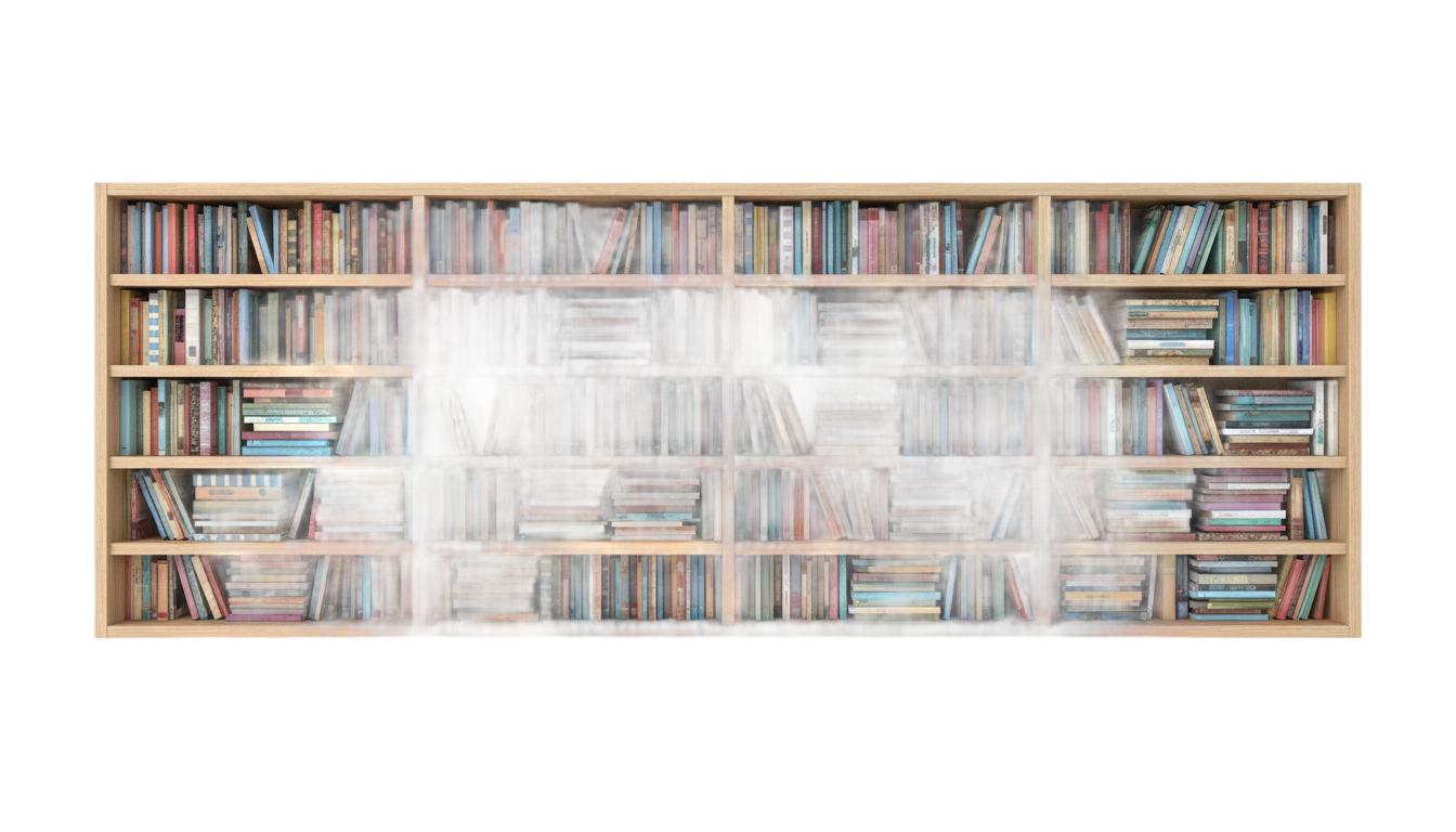 bookshelf top view png PNG transparent background