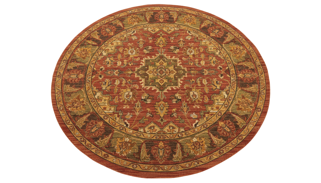 round rug png PNG transparent background