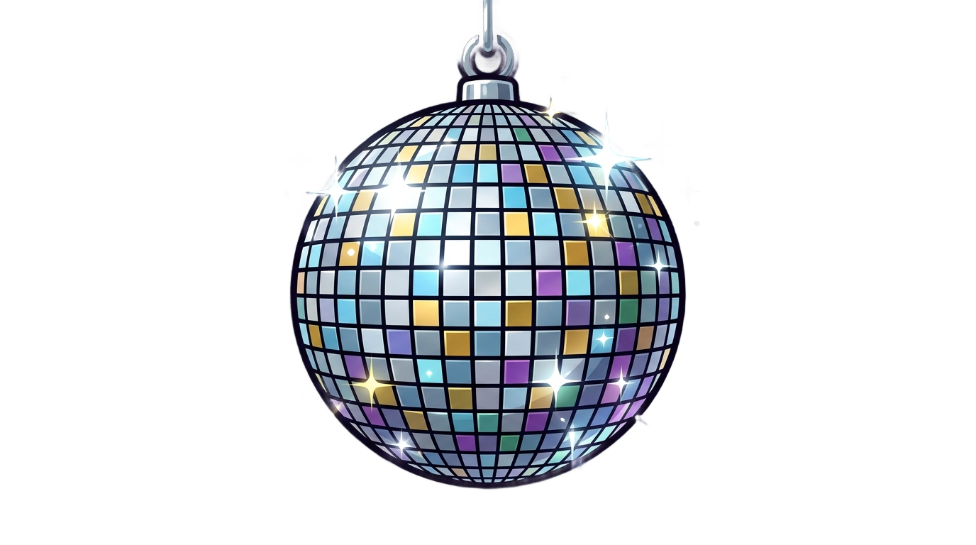 mirror ball emoji png PNG transparent background