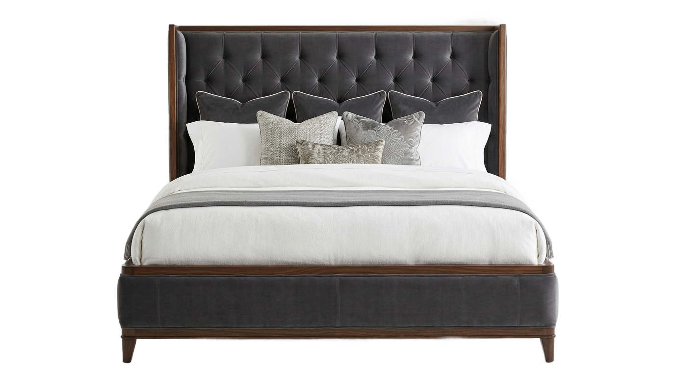 king bed png PNG transparent background
