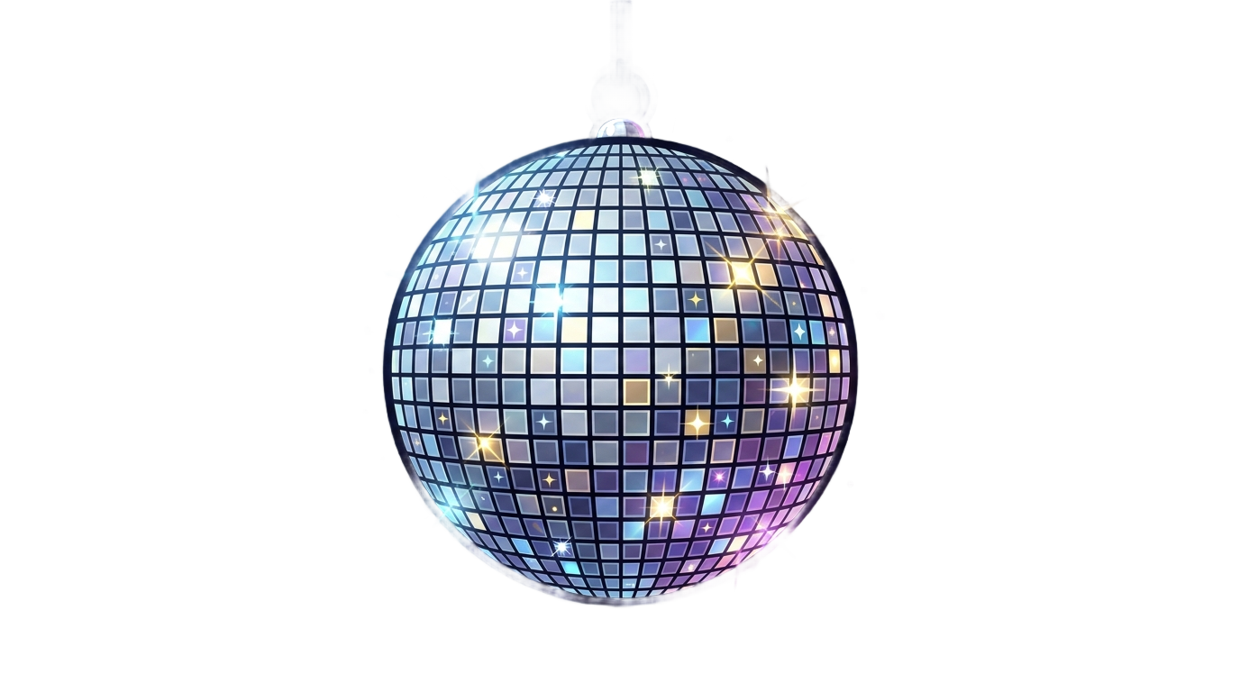 mirror ball emoji png PNG transparent background