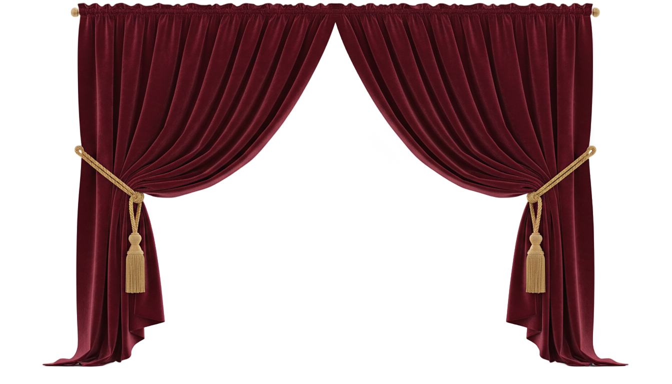 theatre curtain png PNG transparent background