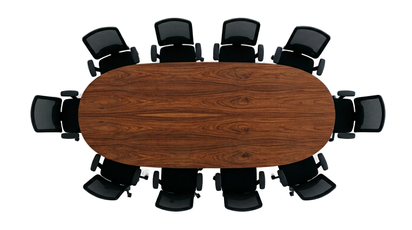 conference table top view png PNG transparent background