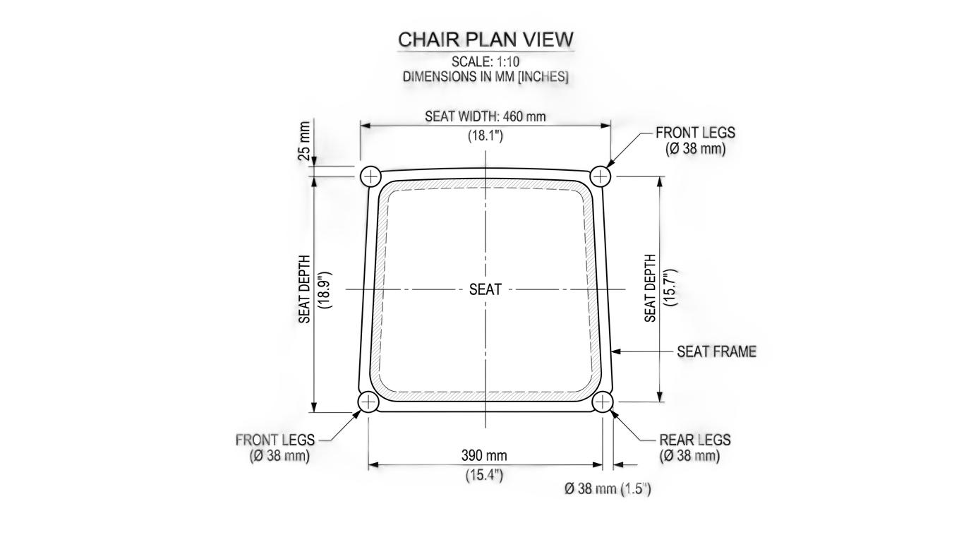 chair plan png PNG transparent background
