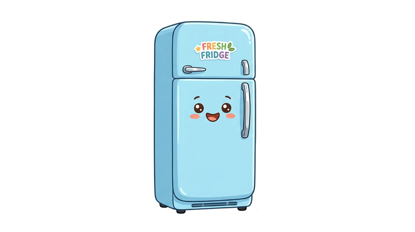 fridge cartoon png PNG transparent background
