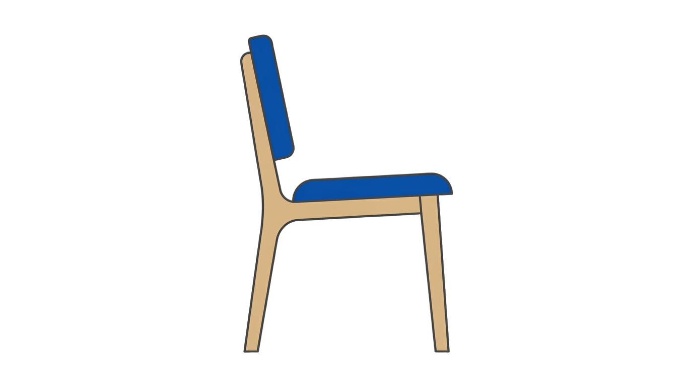 chair 2d png PNG transparent background