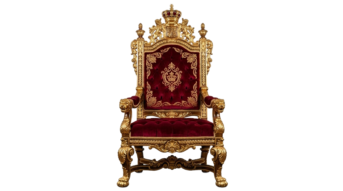 queen chair png PNG transparent background