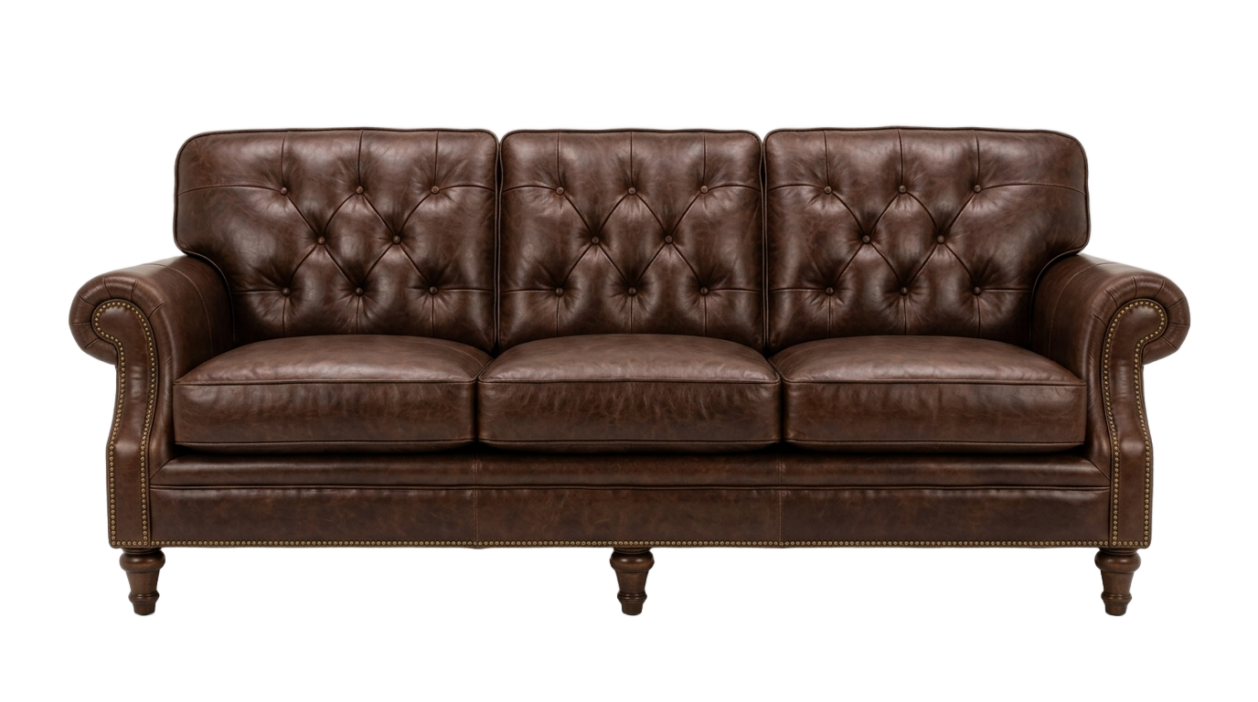 brown sofa png PNG transparent background