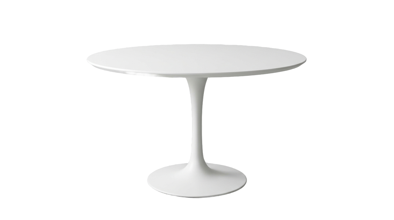 white round table png PNG transparent background