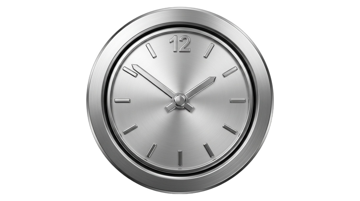 clock icon 3d png PNG transparent background