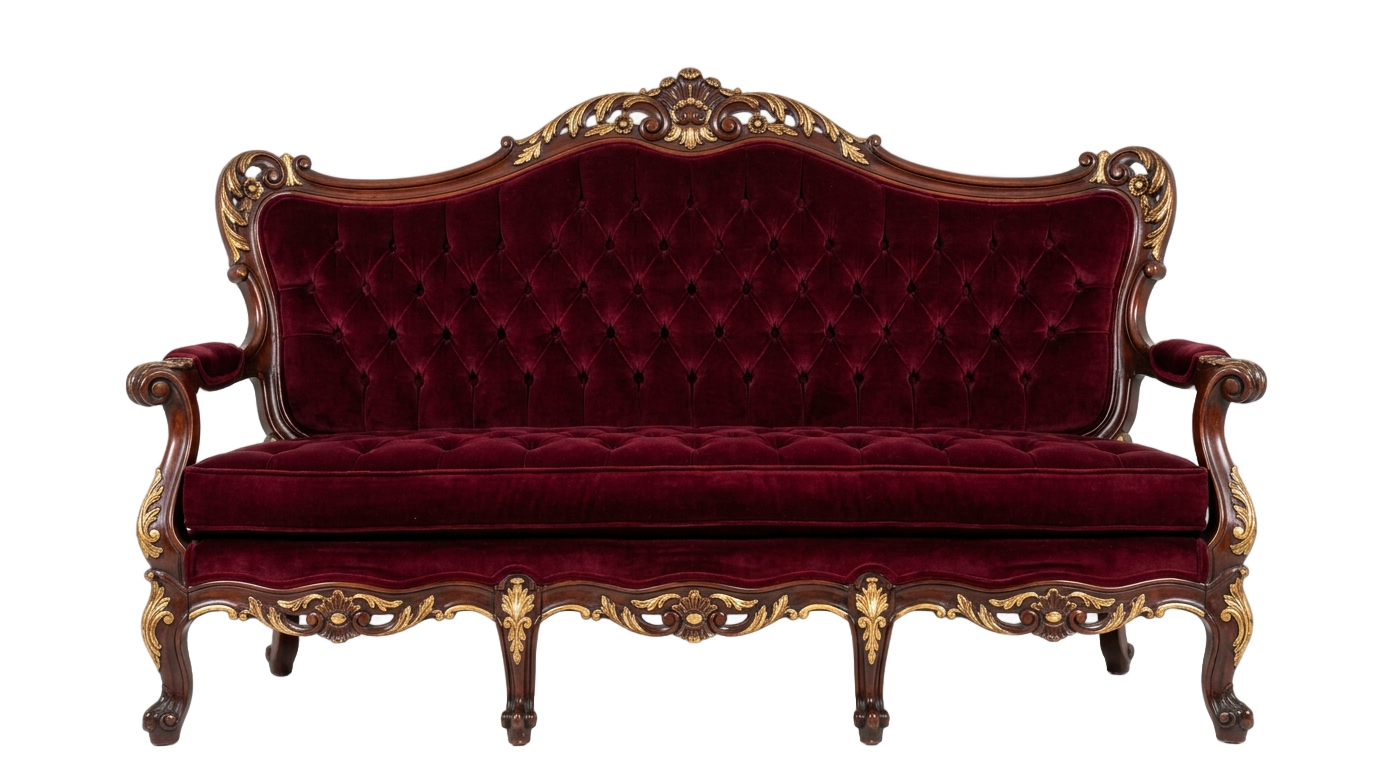 royal sofa png PNG transparent background