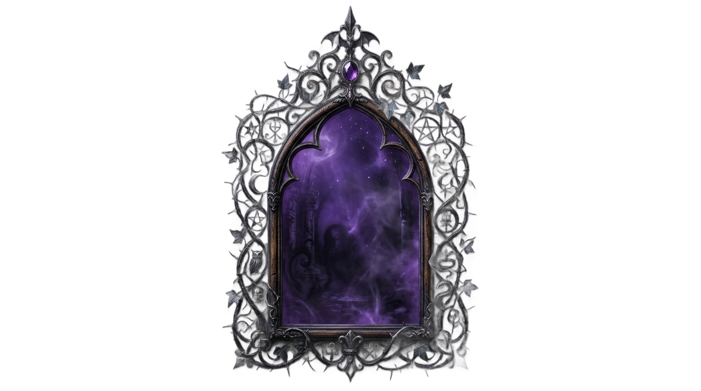 twisted wonderland mirror png PNG transparent background