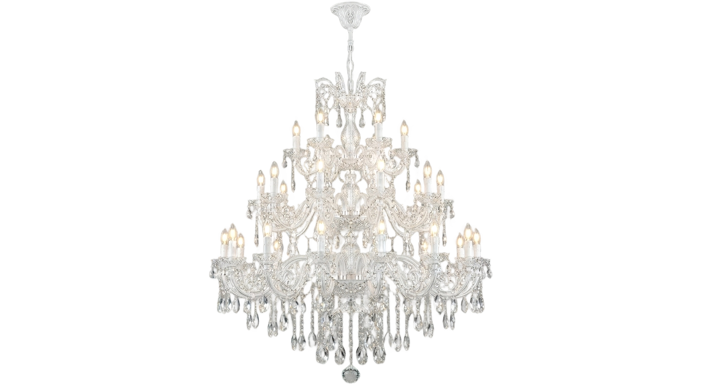 white chandelier png PNG transparent background