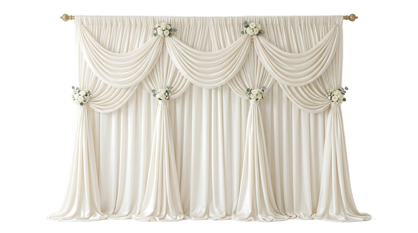 wedding curtain png PNG transparent background