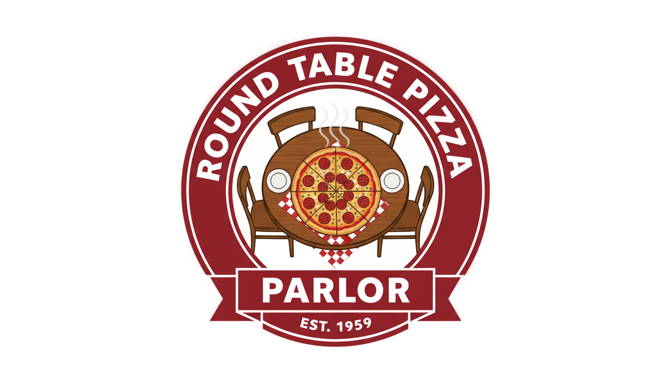 round table pizza logo png PNG transparent background