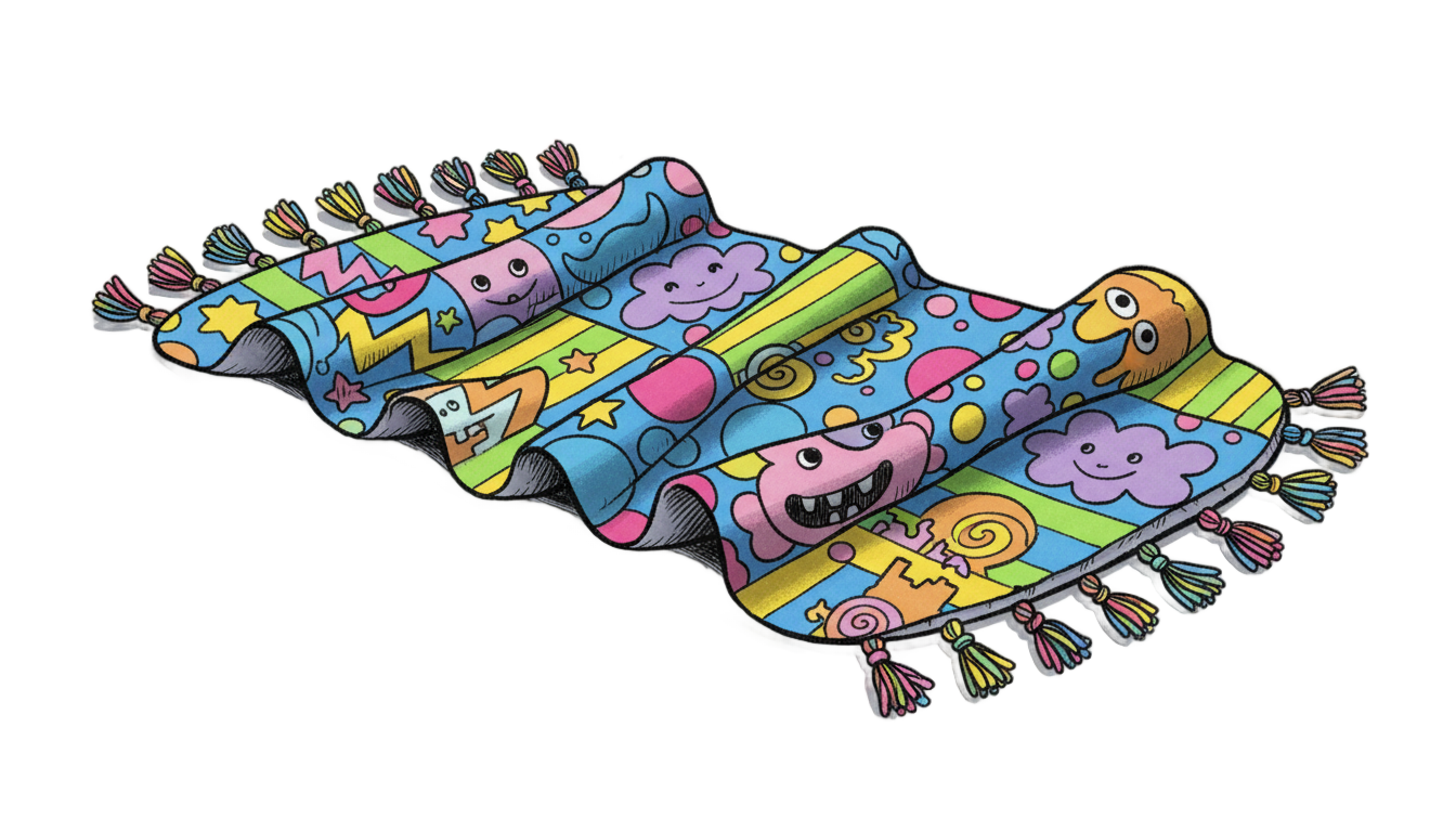 cartoon rug png PNG transparent background