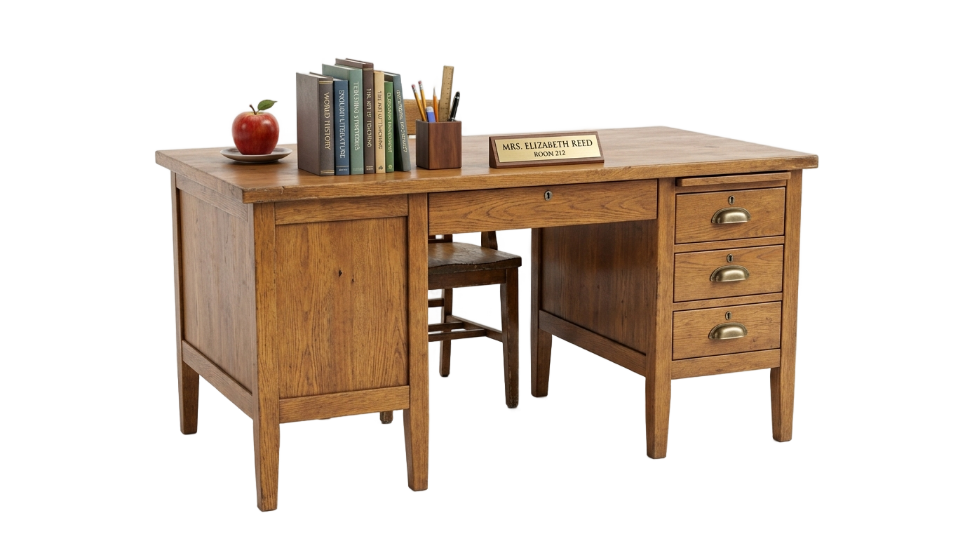 teacher desk clipart png PNG transparent background