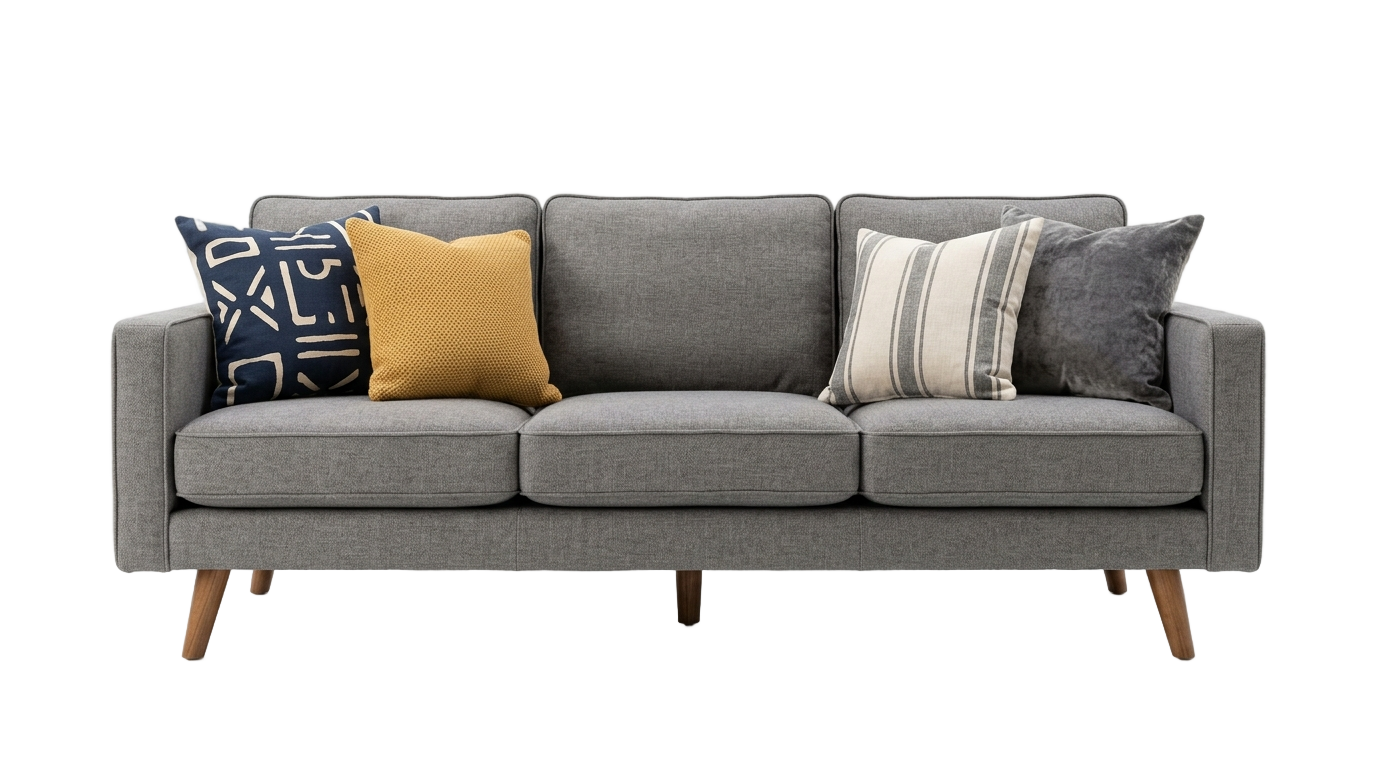 sofa design png PNG transparent background