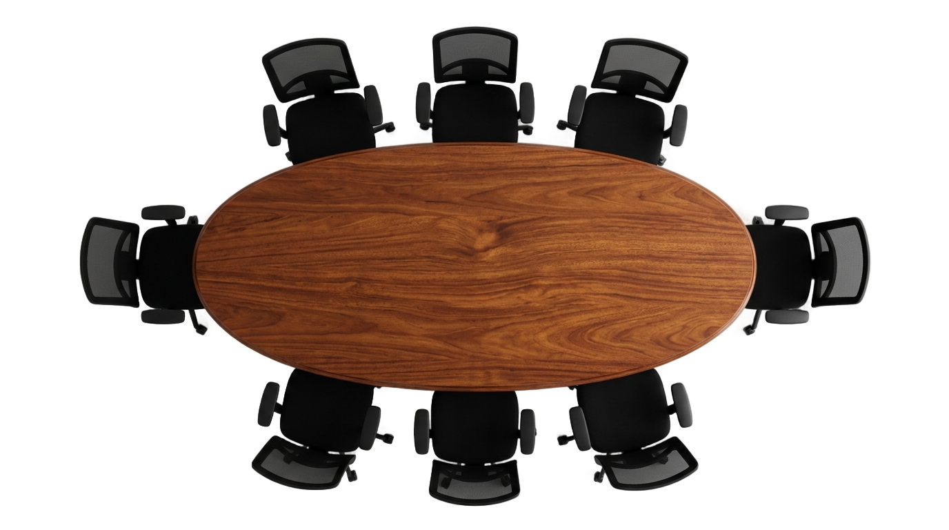 conference table top view png PNG transparent background