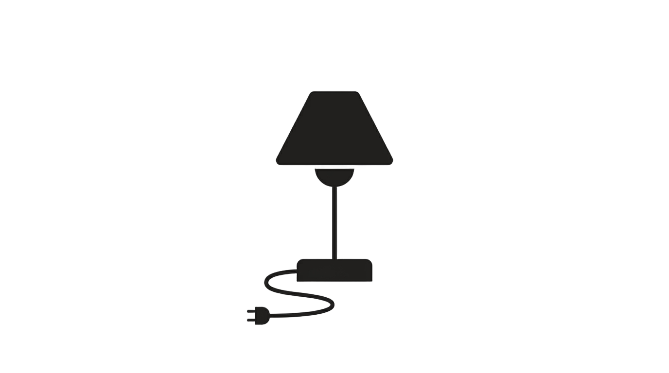 table lamp icon png PNG transparent background