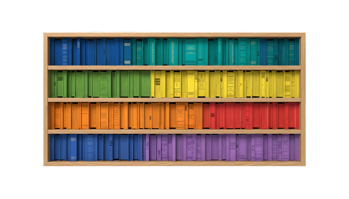 bookshelf top view png PNG transparent background