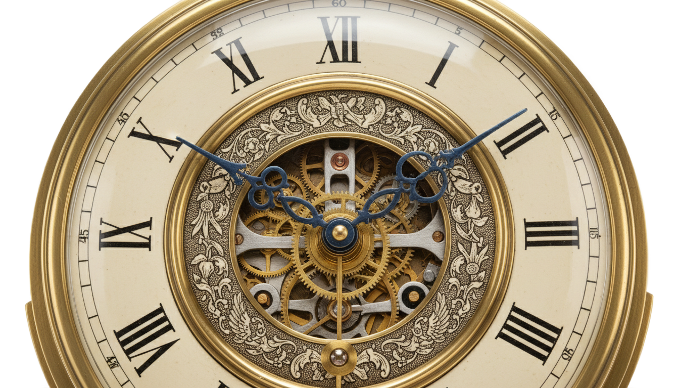 roman numeral clock face png PNG transparent background