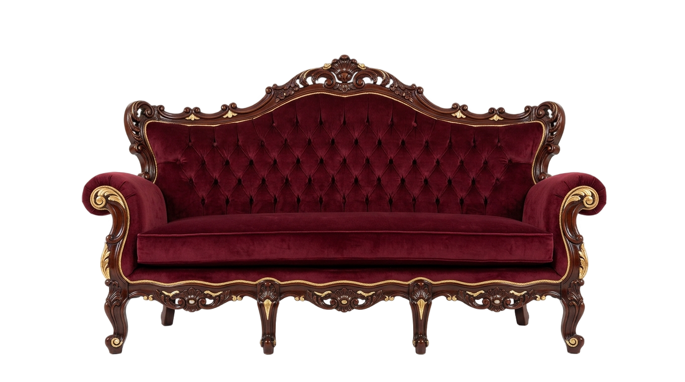 royal sofa png PNG transparent background