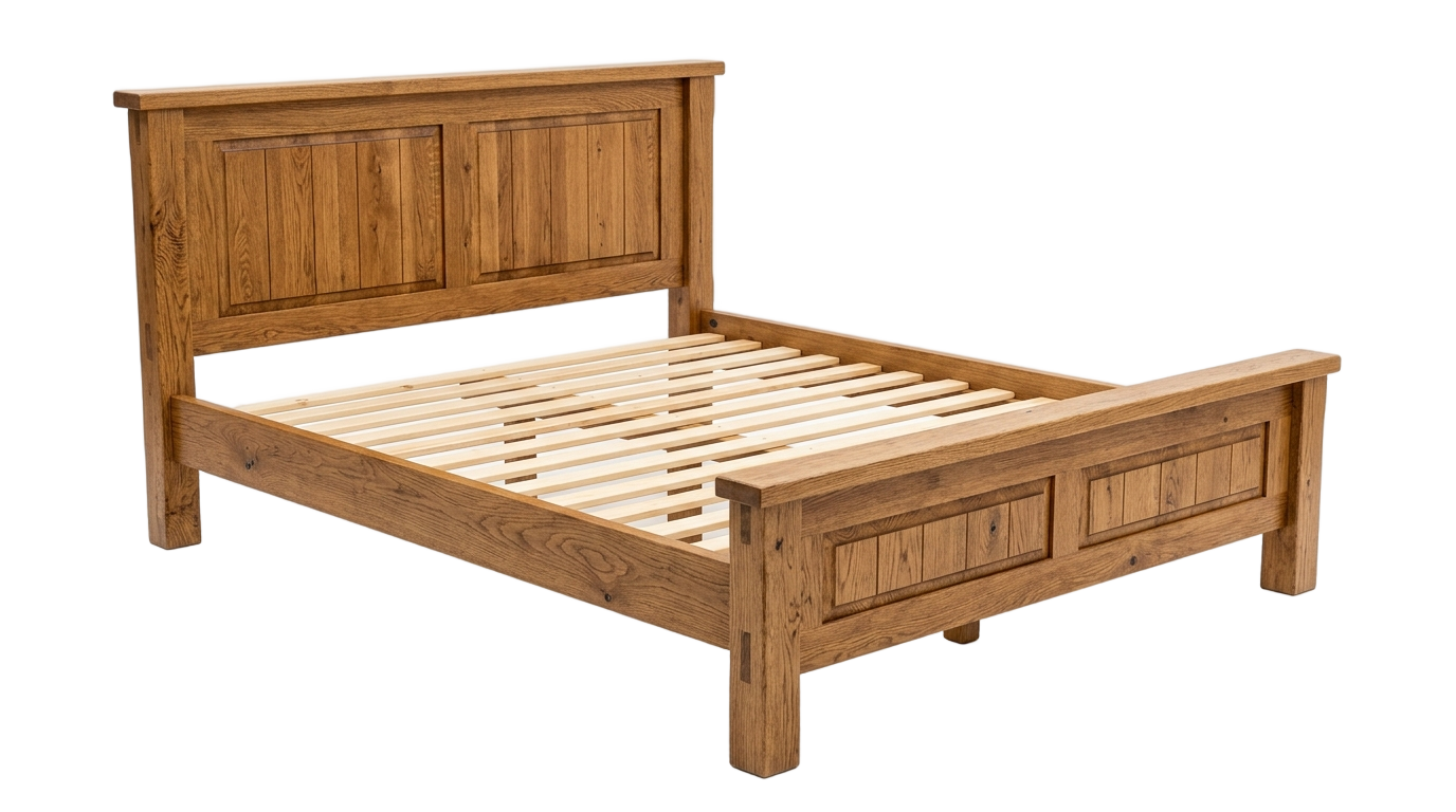 wooden bed png PNG transparent background