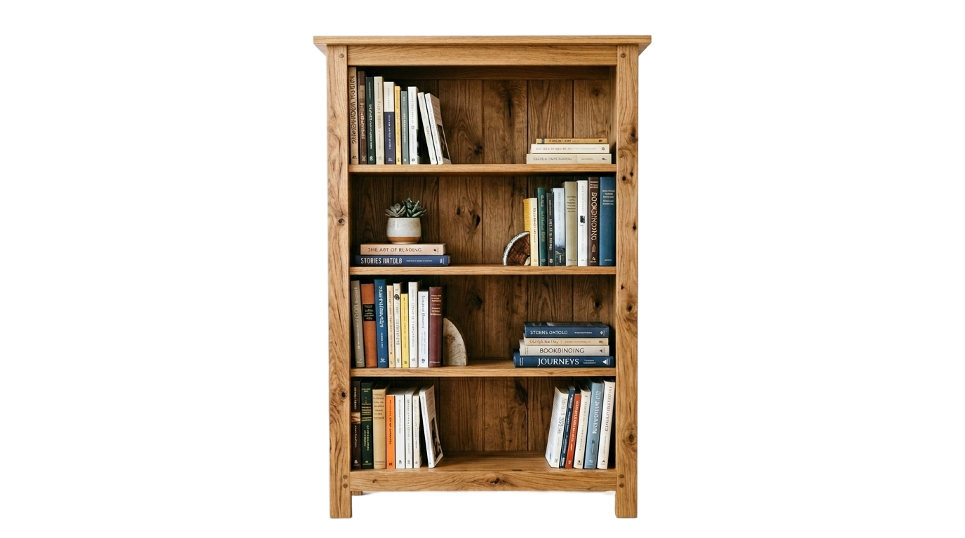 small bookshelf png PNG transparent background
